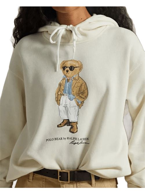 FELPA POLO BEAR CON CAPPUCCIO POLO RALPH LAUREN | 211A96598001